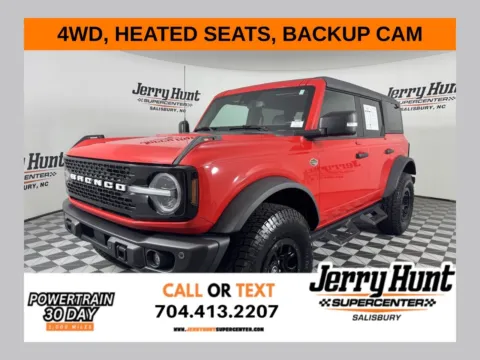 Red 2023 Ford Bronco Wildtrak for sale in Salisbury, NC