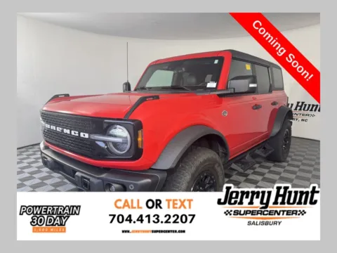 Red 2023 Ford Bronco Wildtrak for sale in Salisbury, NC