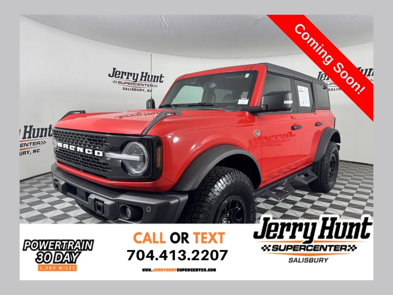 Red 2023 Ford Bronco Wildtrak for sale in Salisbury, NC