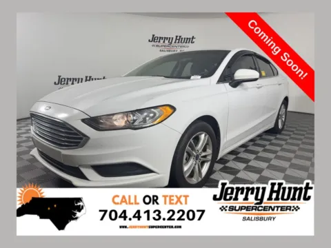 White 2018 Ford Fusion SE for sale in Salisbury, NC