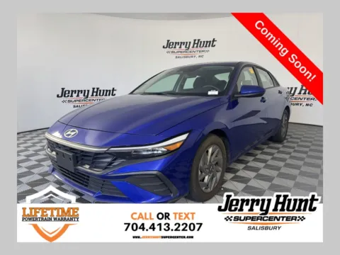Blue 2024 Hyundai Elantra SEL for sale in Salisbury, NC