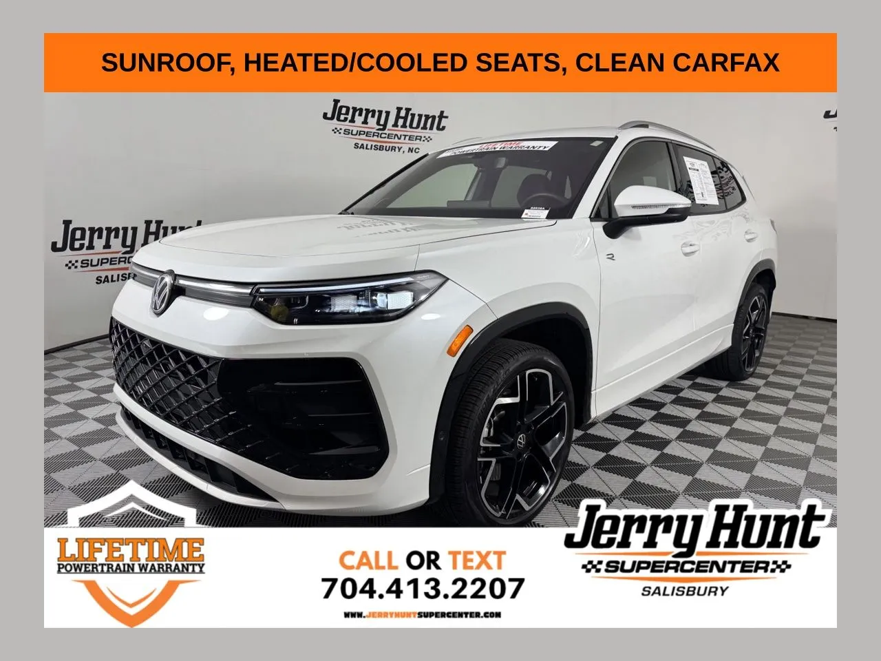 White 2025 Volkswagen Tiguan 2.0T SEL R-Line for sale in Salisbury, NC