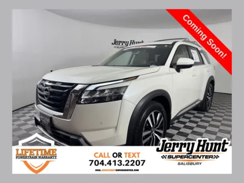 White 2023 Nissan Pathfinder Platinum for sale in Salisbury, NC