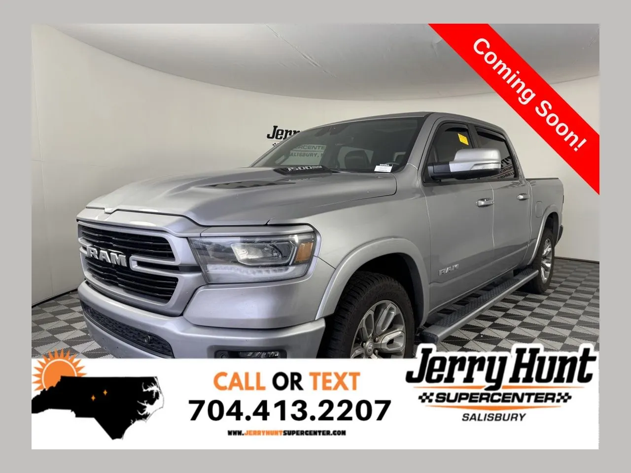 Silver 2021 Ram 1500 Laramie for sale in Salisbury, NC