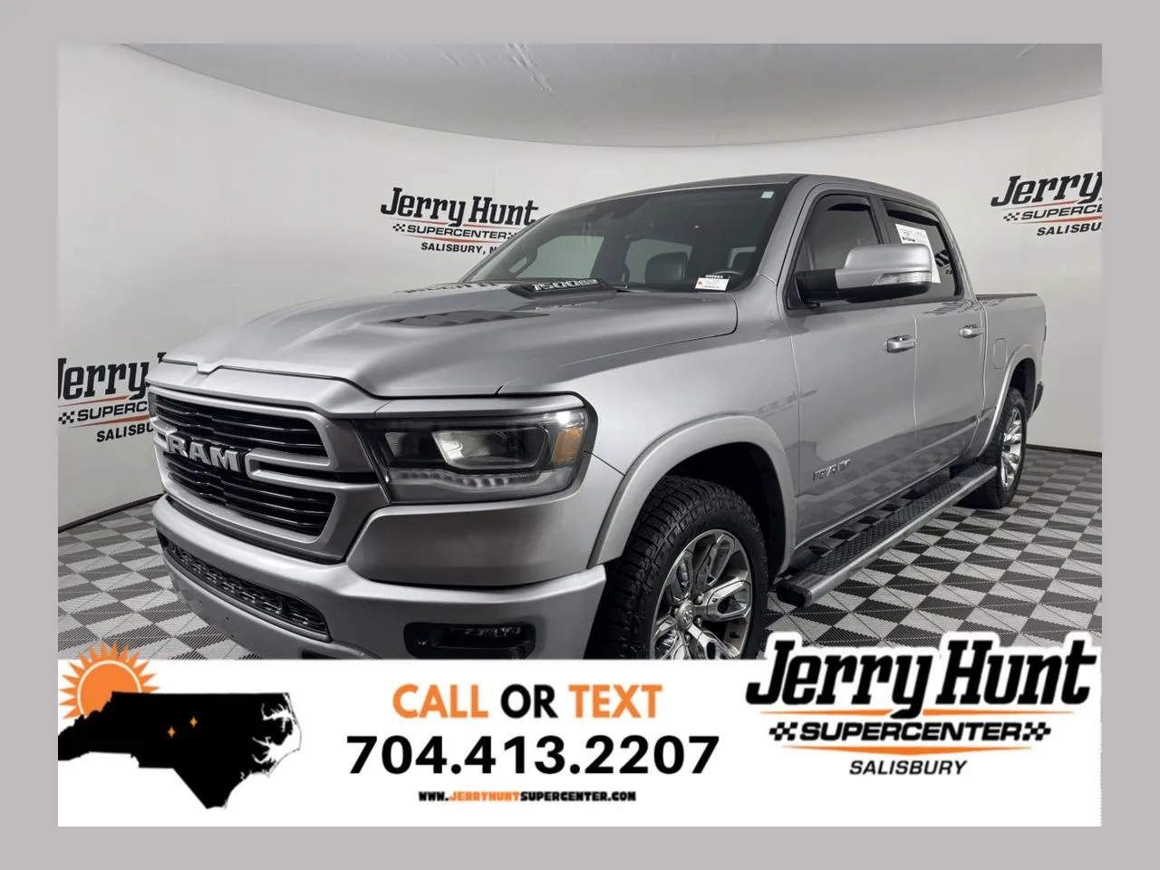 Silver 2021 Ram 1500 Laramie for sale in Salisbury, NC
