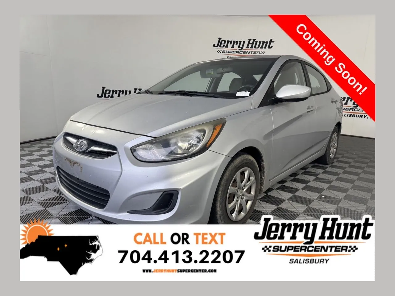 Silver 2013 Hyundai Accent GLS for sale in Salisbury, NC