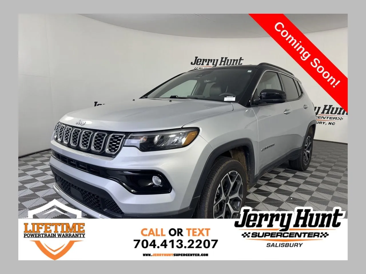 Silver 2025 Jeep Compass Limited for sale in Salisbury, NC