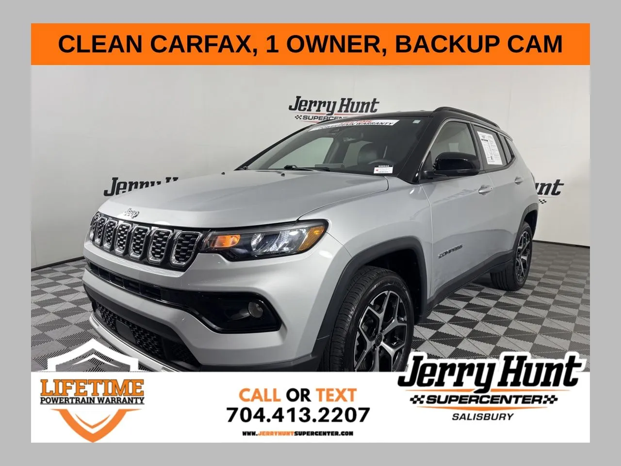 Silver 2025 Jeep Compass Limited for sale in Salisbury, NC