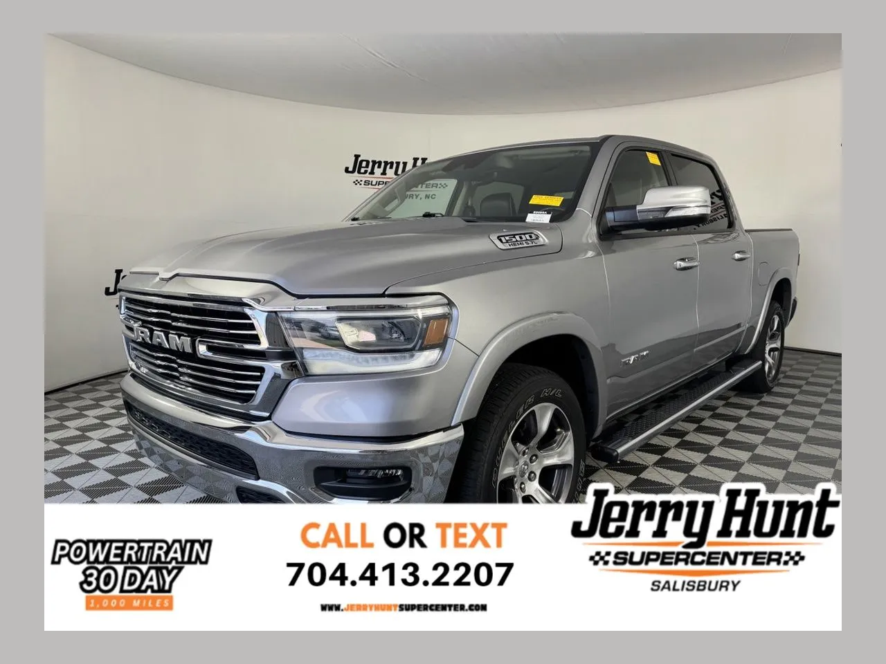 Silver 2021 Ram 1500 Laramie for sale in Salisbury, NC