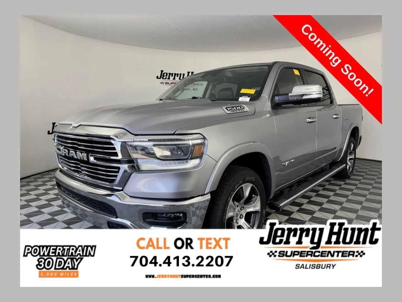 Silver 2021 Ram 1500 Laramie for sale in Salisbury, NC