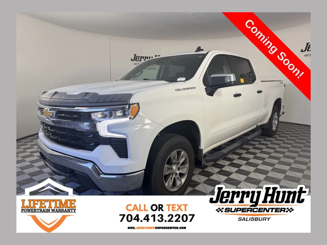 White 2023 Chevrolet Silverado 1500 LT for sale in Salisbury, NC