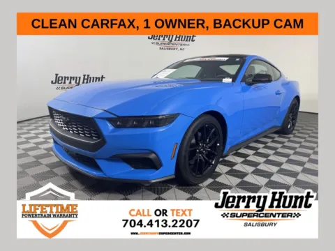 Blue 2025 Ford Mustang EcoBoost for sale in Salisbury, NC