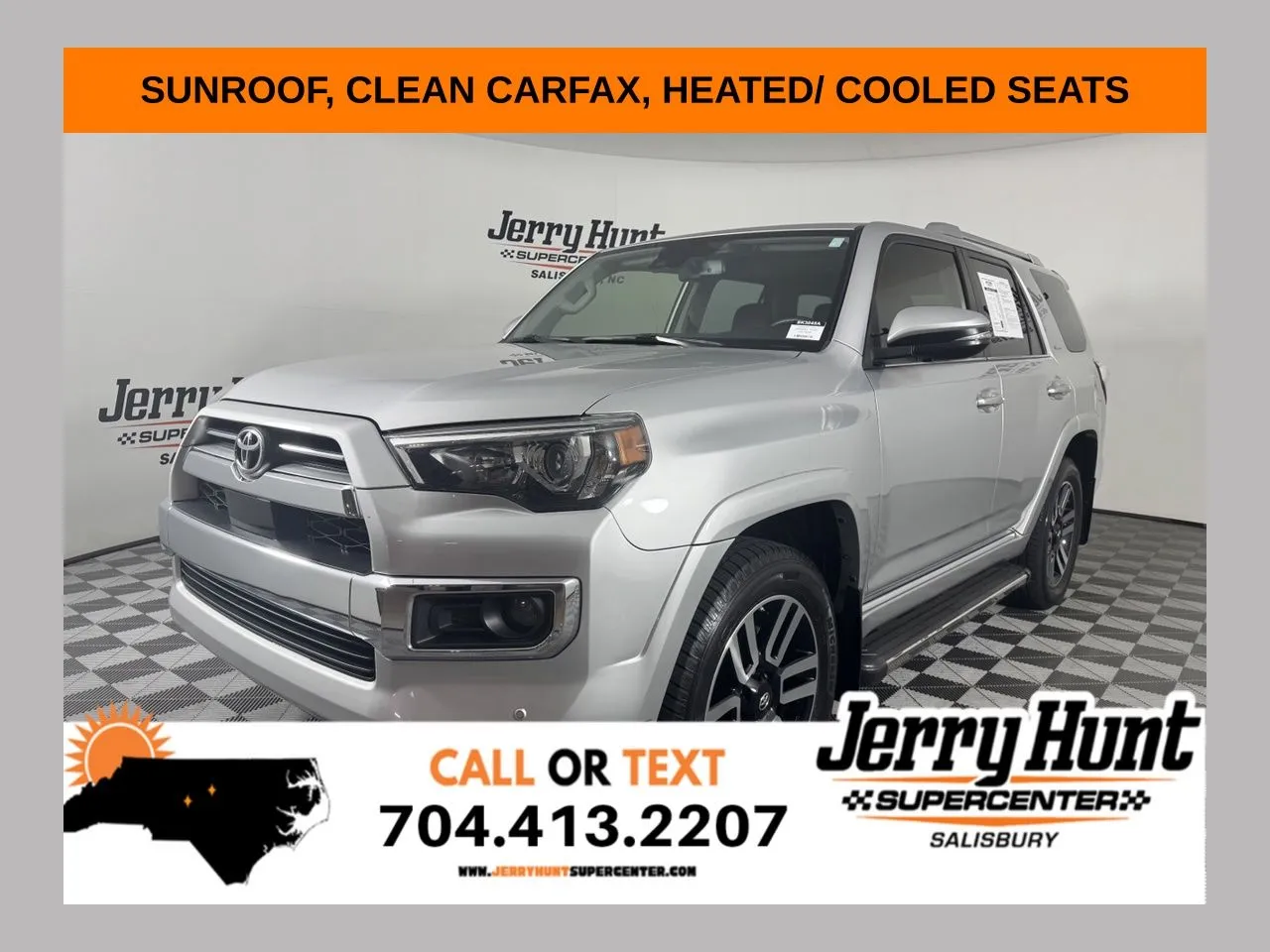 Silver 2020 Toyota 4Runner Limited for sale in Salisbury, NC