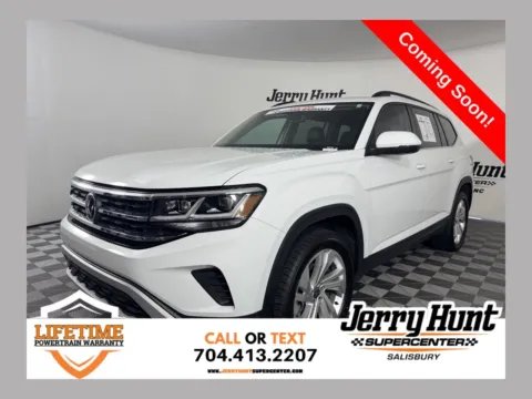 White 2023 Volkswagen Atlas 3.6L V6 SE w/Technology for sale in Salisbury, NC