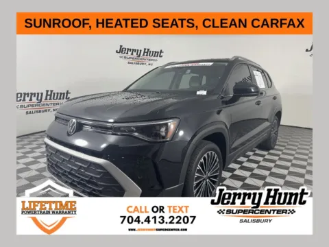 Black 2025 Volkswagen Taos 1.5T SE for sale in Salisbury, NC