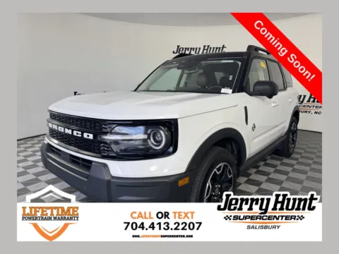 White 2025 Ford Bronco Sport Outer Banks for sale in Salisbury, NC
