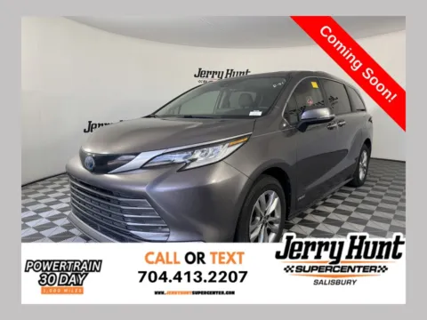 Gray 2021 Toyota Sienna Limited for sale in Salisbury, NC