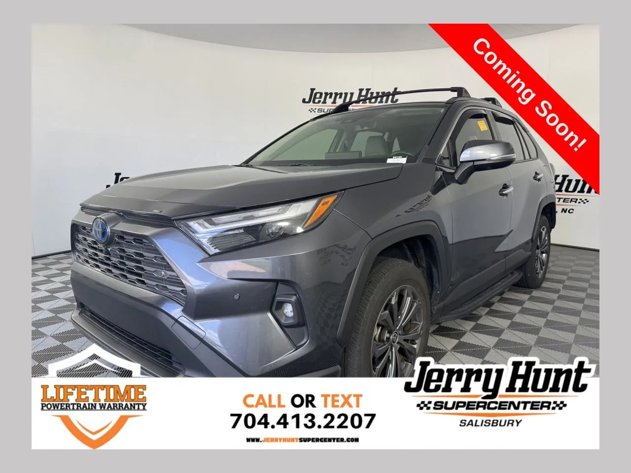 Gray 2024 Toyota RAV4 Hybrid Limited for sale in Salisbury, NC