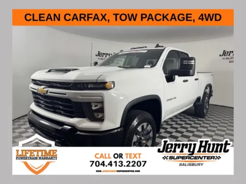 White 2024 Chevrolet Silverado 2500 HD Custom for sale in Salisbury, NC