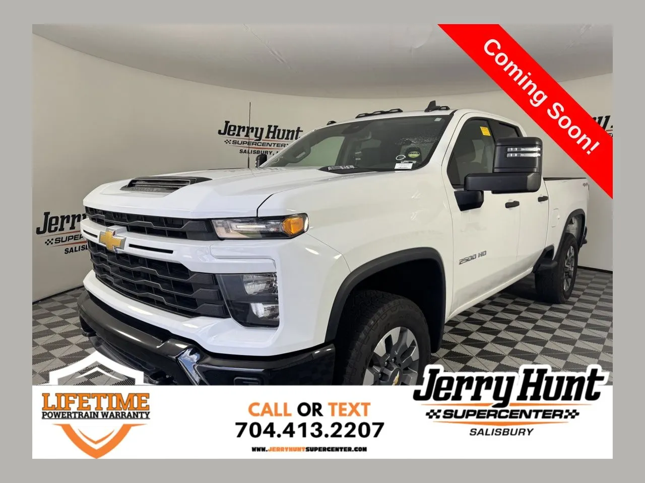 White 2024 Chevrolet Silverado 2500 HD Custom for sale in Salisbury, NC