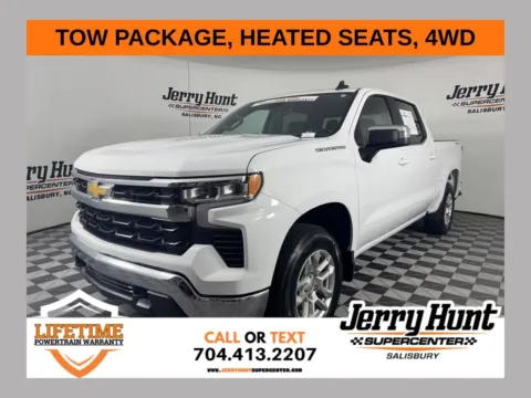 White 2023 Chevrolet Silverado 1500 LT for sale in Salisbury, NC