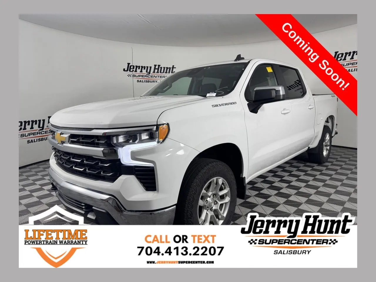 White 2023 Chevrolet Silverado 1500 LT for sale in Salisbury, NC