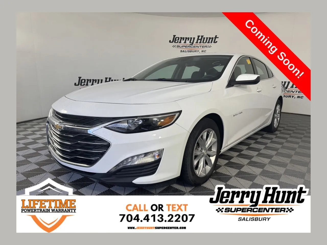 White 2023 Chevrolet Malibu LT for sale in Salisbury, NC