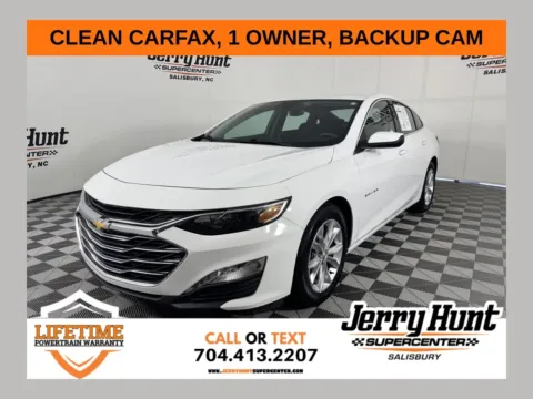 White 2023 Chevrolet Malibu LT for sale in Salisbury, NC