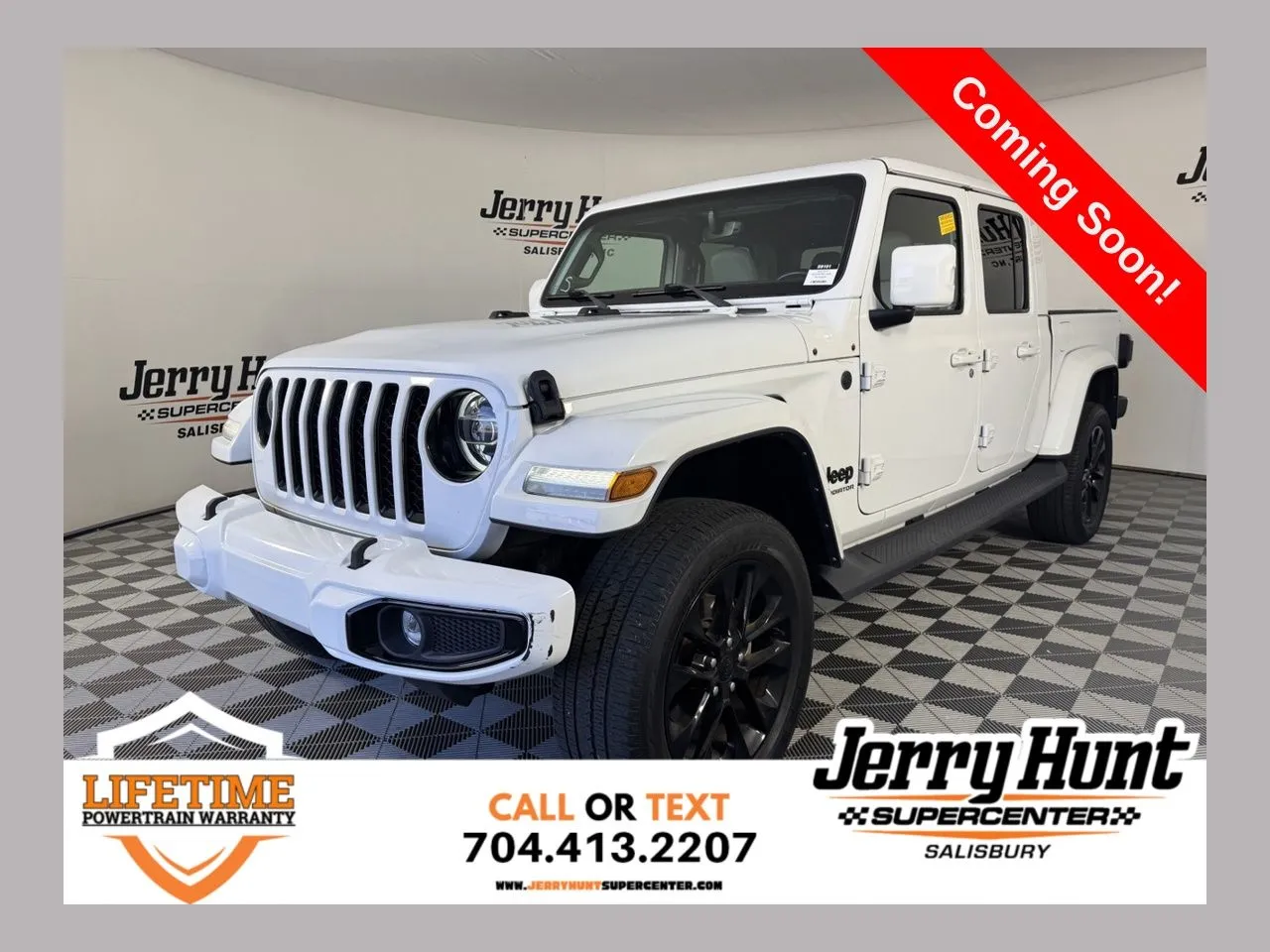 White 2022 Jeep Gladiator Overland for sale in Salisbury, NC