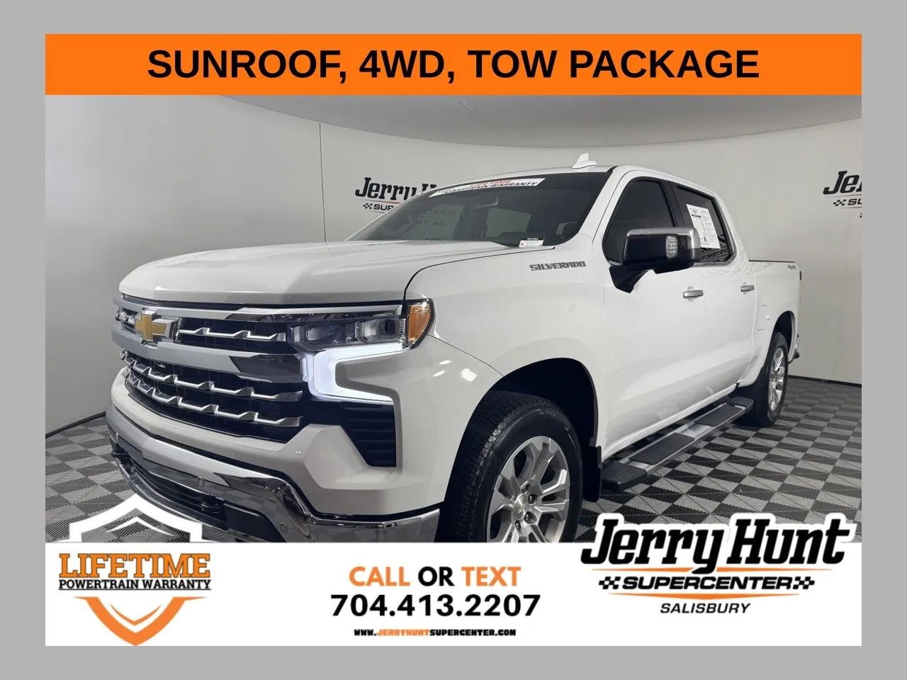 White 2024 Chevrolet Silverado 1500 LTZ for sale in Salisbury, NC