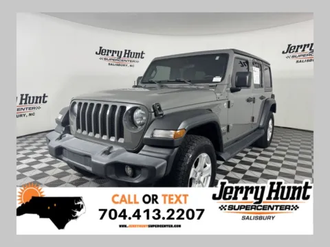 Gray 2021 Jeep Wrangler Unlimited Sport S for sale in Salisbury, NC