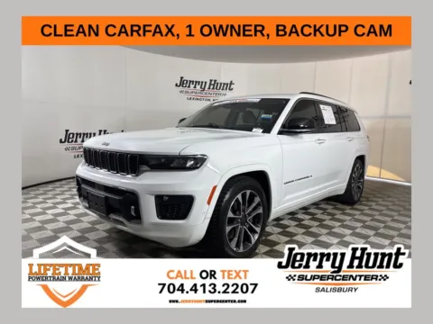 White 2022 Jeep Grand Cherokee L Overland for sale in Salisbury, NC
