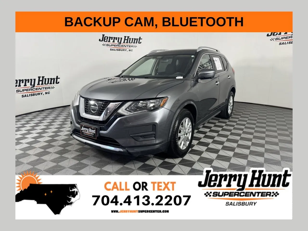 Gray 2017 Nissan Rogue SV for sale in Salisbury, NC