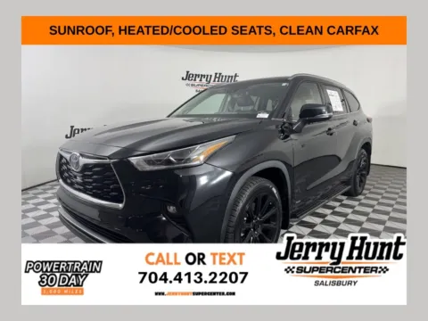 Black 2023 Toyota Highlander Hybrid Limited for sale in Salisbury, NC