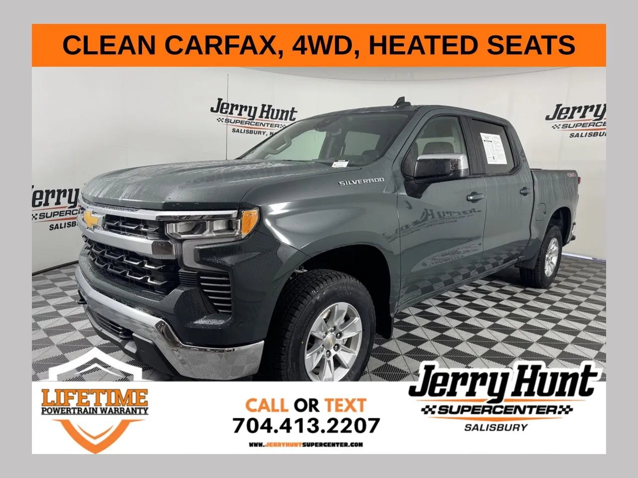 Gray 2025 Chevrolet Silverado 1500 LT for sale in Salisbury, NC