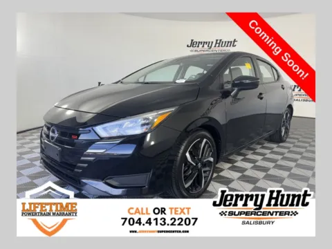 Black 2025 Nissan Versa 1.6 SR for sale in Salisbury, NC