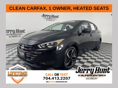 Black 2025 Nissan Versa 1.6 SR for sale in Salisbury, NC
