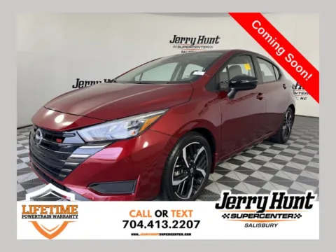 Red 2025 Nissan Versa 1.6 SR for sale in Salisbury, NC
