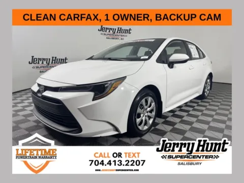 White 2025 Toyota Corolla LE for sale in Salisbury, NC