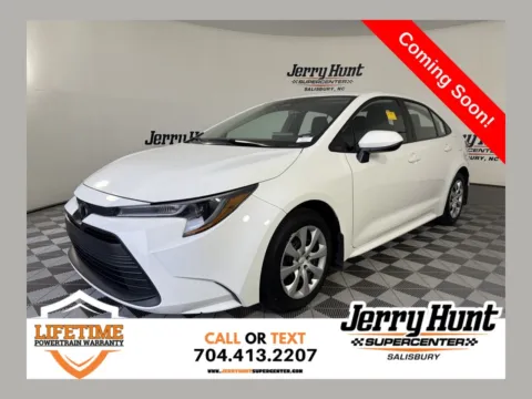 White 2025 Toyota Corolla LE for sale in Salisbury, NC