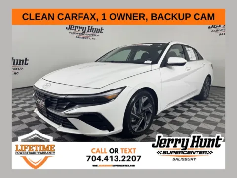 White 2025 Hyundai Elantra SEL Convenience for sale in Salisbury, NC