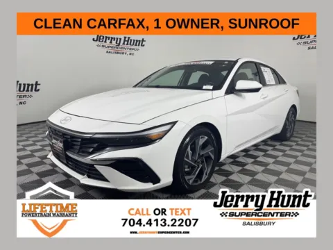 White 2025 Hyundai Elantra SEL Convenience for sale in Salisbury, NC