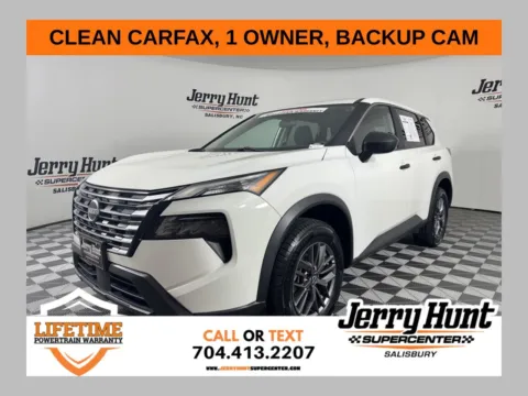 White 2024 Nissan Rogue S for sale in Salisbury, NC