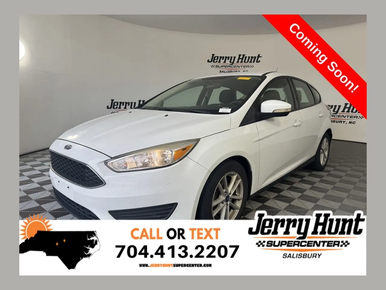 White 2017 Ford Focus SE for sale in Salisbury, NC