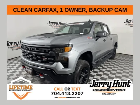 Gray 2025 Chevrolet Silverado 1500 Custom Trail Boss for sale in Salisbury, NC
