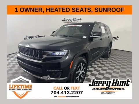 Black 2025 Jeep Grand Cherokee L Limited for sale in Salisbury, NC
