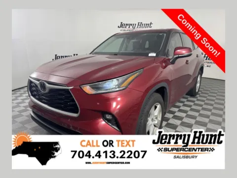 Red 2021 Toyota Highlander LE for sale in Salisbury, NC