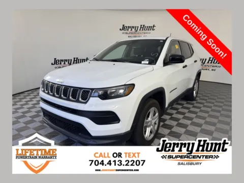 White 2023 Jeep Compass Sport for sale in Salisbury, NC