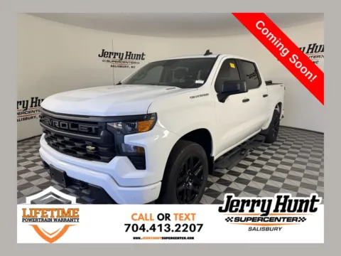 White 2025 Chevrolet Silverado 1500 Custom for sale in Salisbury, NC