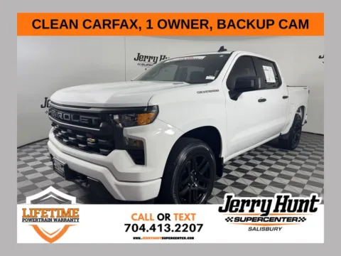 White 2025 Chevrolet Silverado 1500 Custom for sale in Salisbury, NC